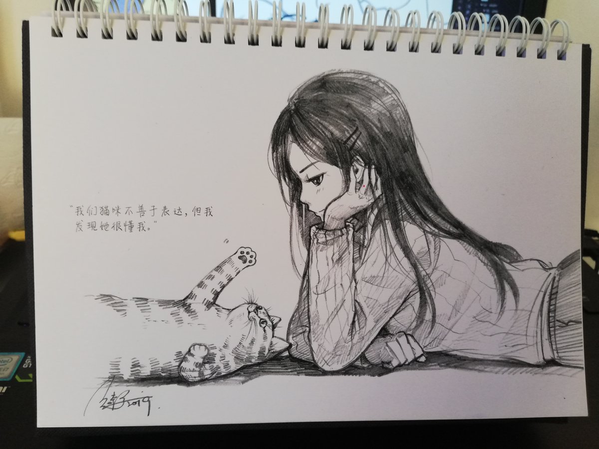 Ivis_sans's tweet photo. Got so busy with life that I 4got to post this... ^^;
Oct(left): "We kitties not good at expressing, but I notice she knows me well."
Nov(right): "Didn't say this trip only bring the essentials?"
#calender2020 #cat https://t.co/1uxt0DDKi9