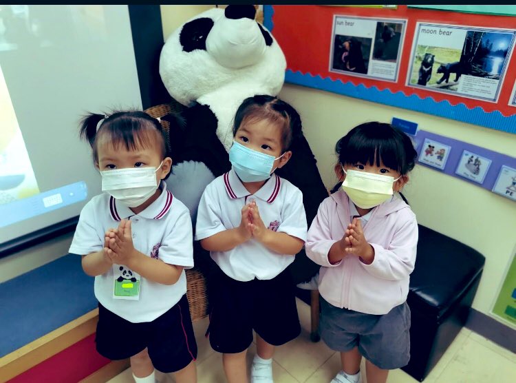 #PrincipalChristina loves seeing all our #Kindergarten children join in with the Anfield prayer during our weekly assembly #KowloonTong #OnlineAssembly #AnfieldSchoolHK #HongKongSchools #InternationalSchoolHongKong