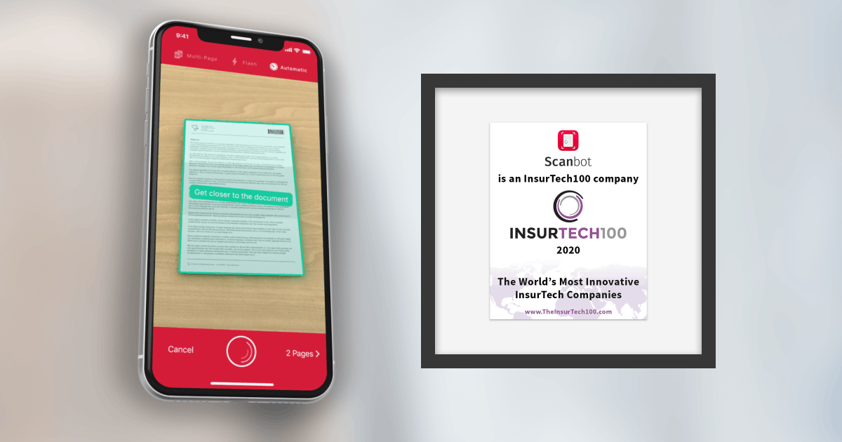 We are proud to announce that InsurTech has mentioned Scanbot as one of this year’s 100 leading companies for insurance technology. 🎉

hubs.la/H0z9jsK0

#InsurTech100 #insurtech #scanbot #insurancetechnology #insurancedigitalization #innovation #development