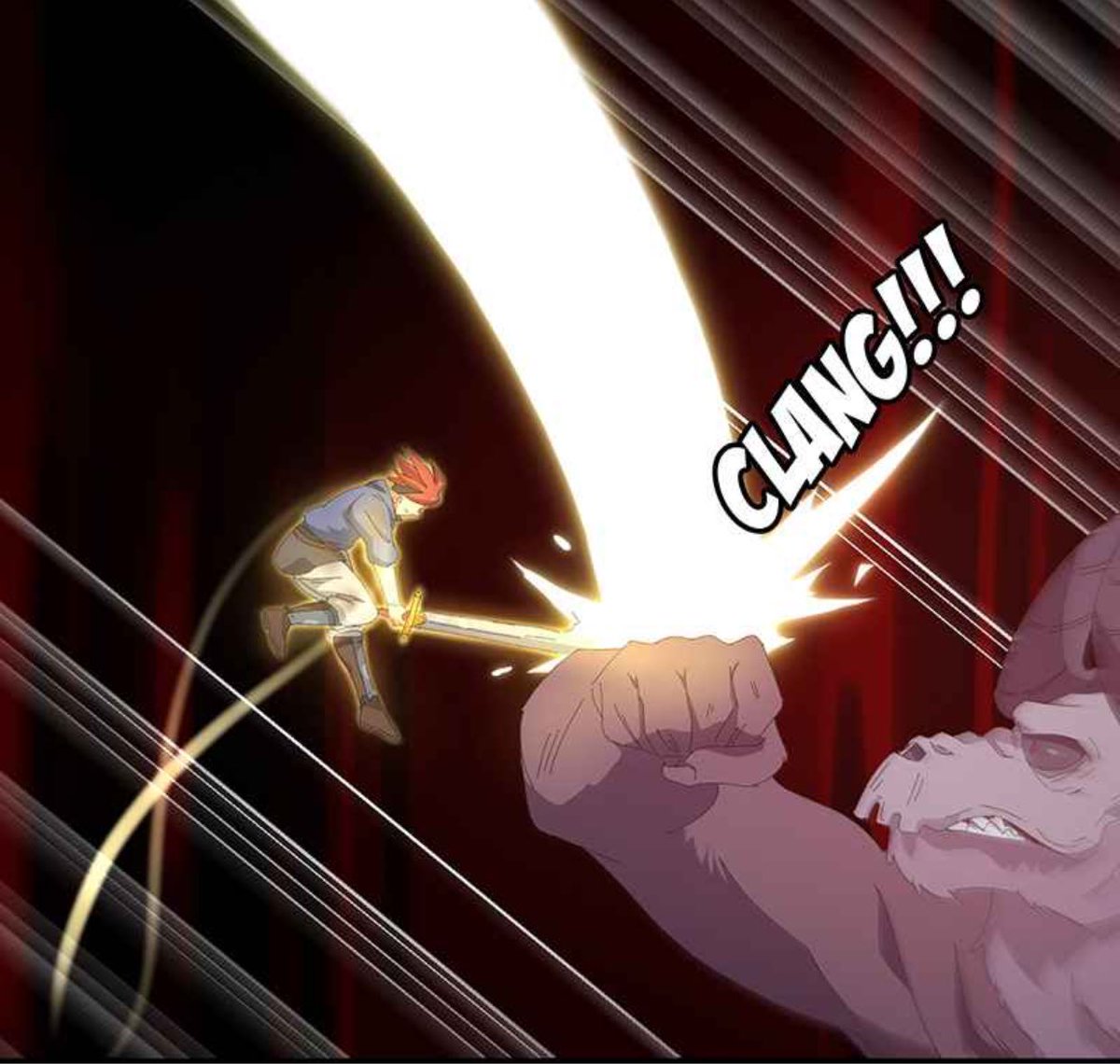 Fist_Wielder's tweet photo. New episode of #FistWielder is up on #WebtoonCanvas now! Boss fight in progress! #LINEWEBTOON #webcomic #rememberingrosuke https://t.co/EITHaNykHr