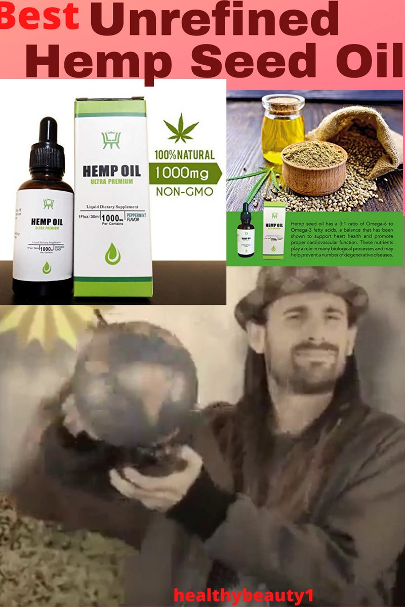 Cold-Pressed, Unrefined Hemp Seed Oil.healthybeauty1.com/shop/health-an…  #hempseedoil #hemp #cbd #hempoil #hempseeds #cbdoil #hemplife #hempseed #vegan #hempproducts #cbdhealth #skincare #hempheals #cannabis #hempskincare #cbdlife #cbdmovement #hempflower #hemphelps #hempcommunity #hempcbd