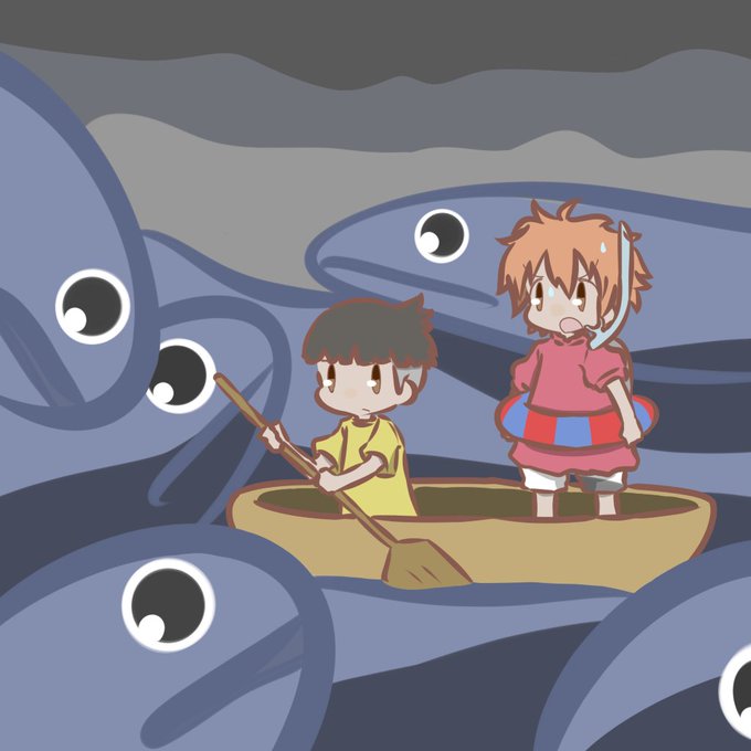 崖の上のポニョのtwitterイラスト検索結果 古い順