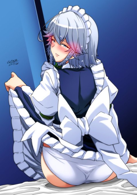 #いいおしりの日 
咲夜さん、依姫様、文ちゃんのお尻 