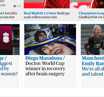 profey's tweet image. Thought this was Maradona in bed recovering at home for a second