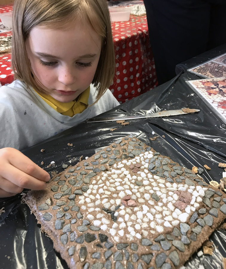 TimeTrips2's tweet photo. Time Trips had great day at Tithe Barn Primary in Stockport a couple of weeks ago, teaching children about the Romans and making mosaics @TitheBarnPri #romanworkshops #Romans #HistoryWorkshop #KS2Workshops #SchoolVisitors #historyteaching #schoolworkshops https://t.co/SXQibShxki