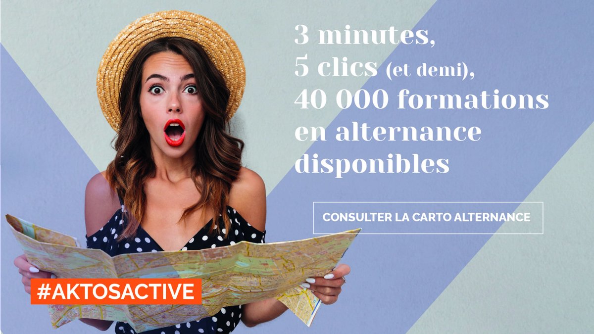 Et de 40 000 #formation en #alternance dispo ! C'est beaucoup, mais grâce à notre cartographie, vous n'y passerez pas votre week-end.
✅ swll.to/qUdPx #AKTOSACTIVE pour l'alternance ! 🗺️ 
#apprentissage #professionnalisation #offredeformation