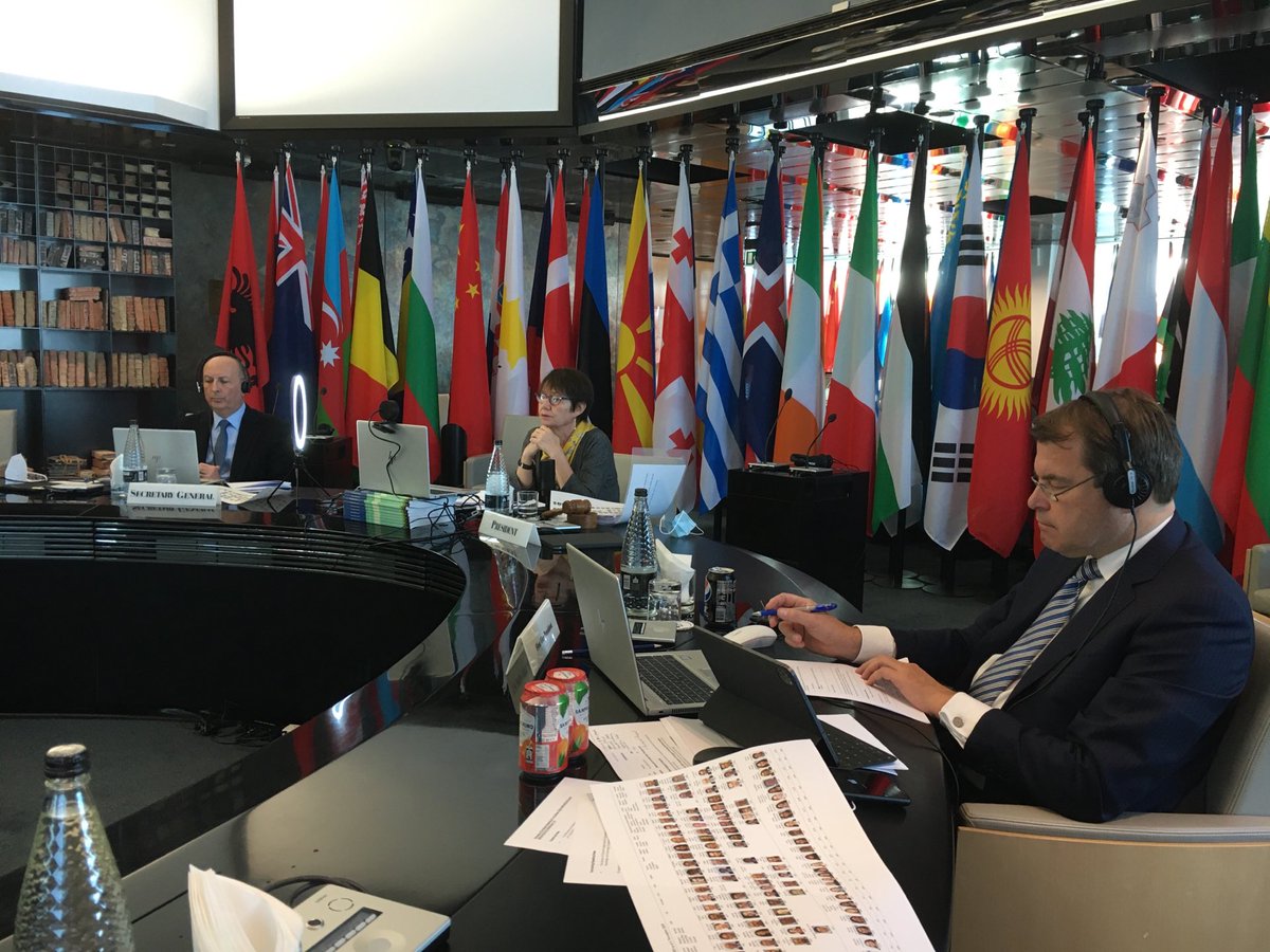 Odile Renaud-Basso chairs her first Board meeting as President of ⁦<a href="/EBRD/">The EBRD</a>⁩.