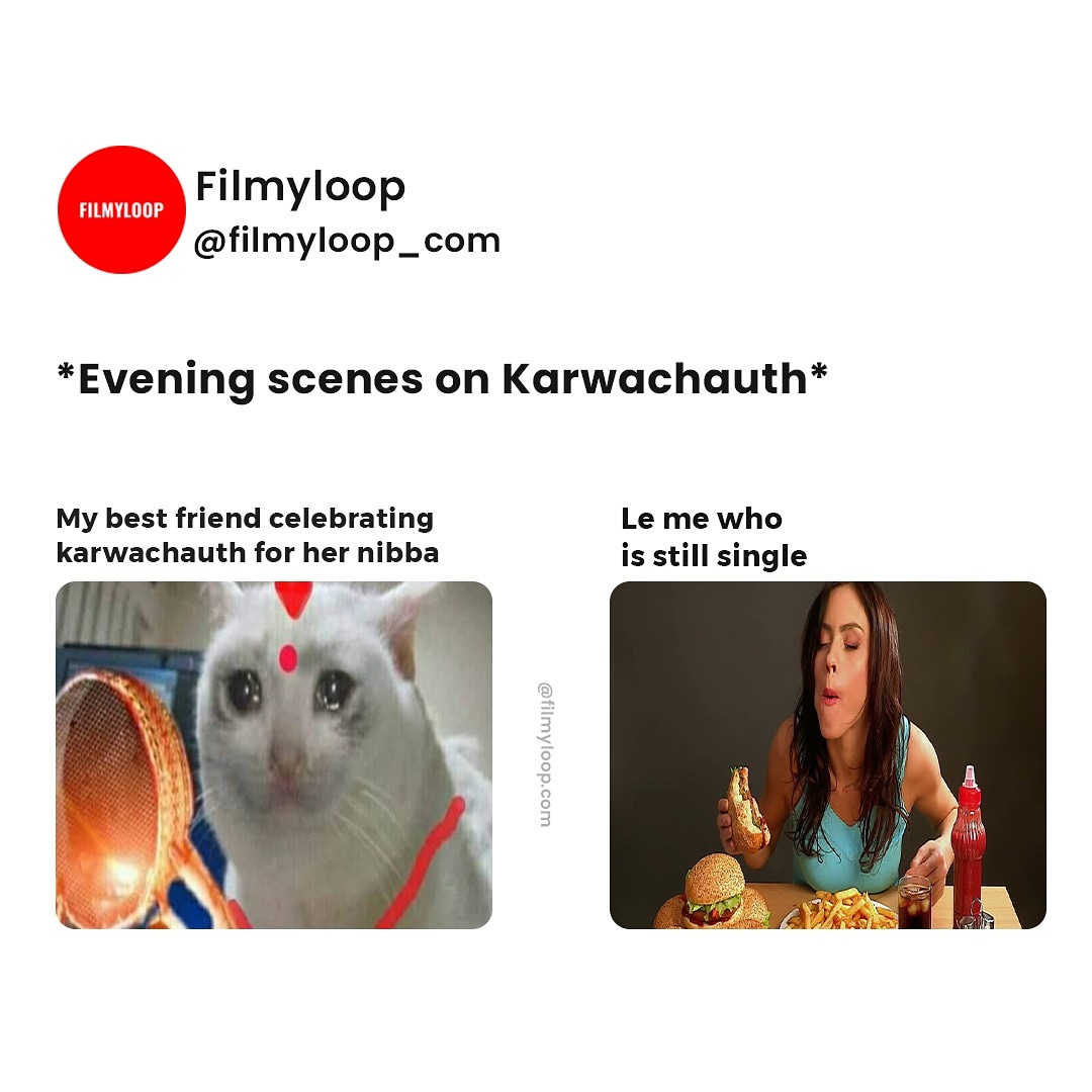 filmyloop's tweet photo. Tag your single friends!
#filmyloop
.
.
.
#karwachauthspecial #karwachauth2019 #single #singleandreadytomingle #singleaction #singleandhappy #singleandlooking #singlelifeproblems #singlelifestyle #singlelifesucks #singlelifebelike #swagpack #swagger #swaggy #swaggersouls https://t.co/CQqUwtv00H