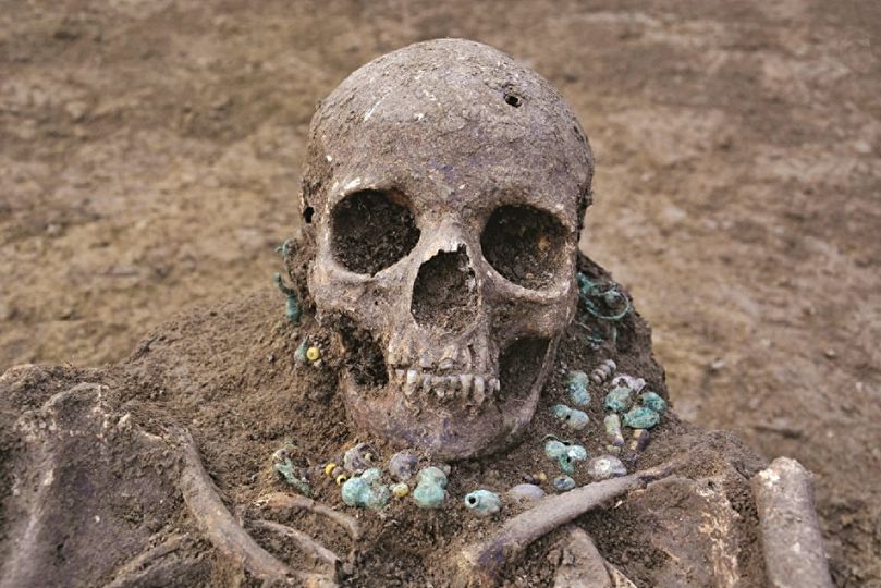 Thread: Face to face with the woman who died more than 1000 years ago – skull and jewelry from 9th century grave from the medieval necropolis discovered at Pećine archaeological site in eastern Serbia...
