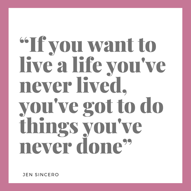 HappySideHustle's tweet photo. I LOVE this quote by the marvellous Jen Sincero. 

It resonates with me because it serves as a reminder that life in your comfort zone is unlikely to create your dream life.

Sometimes you have just got to push yourself. 

It will feel uncomfortable, but boy, will it be worth it. https://t.co/K3b3E3cxLG