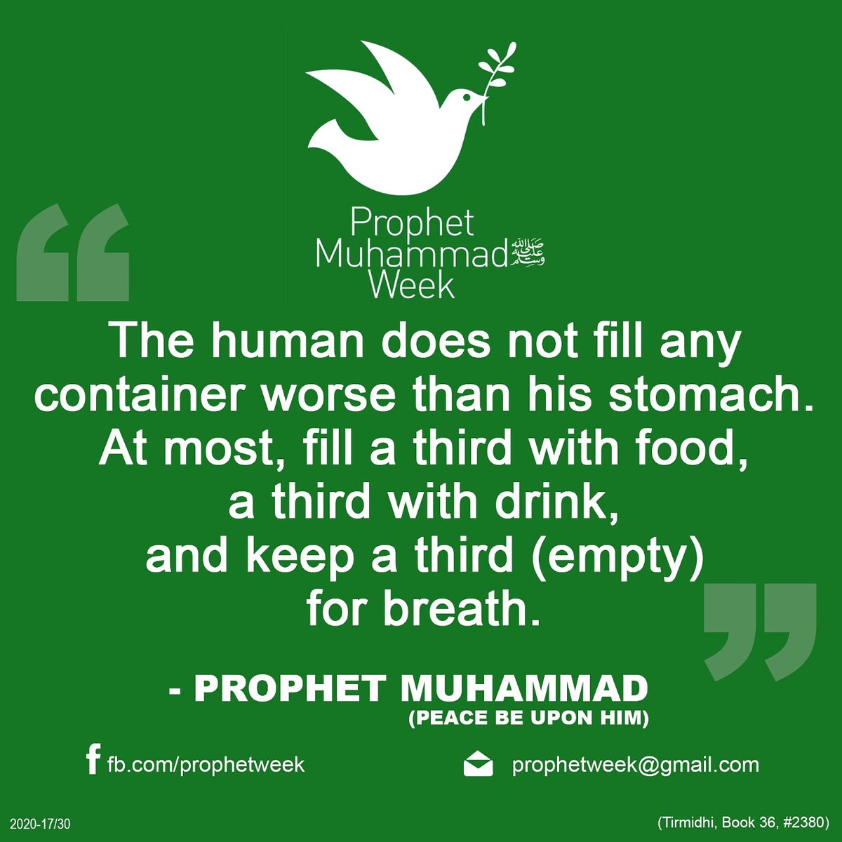 TSSFKS's tweet photo. Today's PMW Quote :
#hunger #fullmeal
#ProphetMuhammad #ProphetMuhammadWeek #Prophetweek #PMW #ProphetOfHumanity
https://t.co/ad6sjLQfob
@prophetweek https://t.co/HDhpA5iUA6