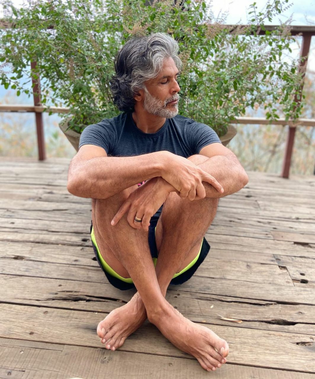 We wish you a marathon of happiness, Happy Birthday! HBD Milind Soman 