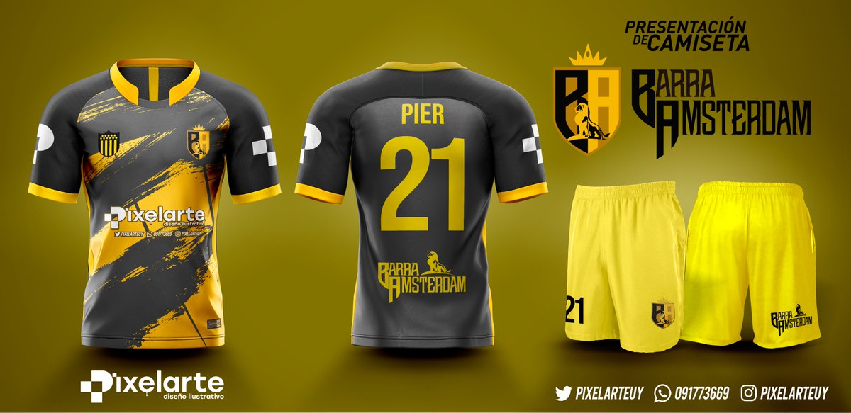 Pixelsuy's tweet image. Trabajo para #BarraAmsterdam.

*Escudo
*Indumentaria Jugador
*Indumentaria Arquero Short/Pantalon

#NoBusquesOtro #pixelARTEuy