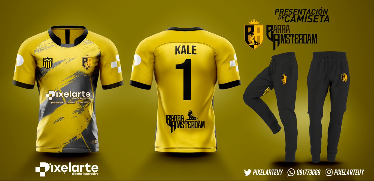 Pixelsuy's tweet image. Trabajo para #BarraAmsterdam.

*Escudo
*Indumentaria Jugador
*Indumentaria Arquero Short/Pantalon

#NoBusquesOtro #pixelARTEuy