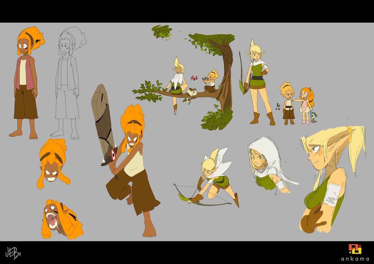 A quick redesign for 3 season of #wakfu i was really inspired by old concep...