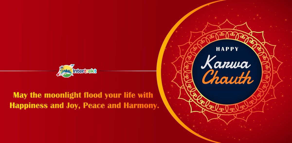 IntertrektLtd's tweet photo. As you celebrate the bond of marriage, 
Intertrekt is wishing you a life of love and togetherness, today and always. Happy Karwa Chauth!
#karvachauth #navratri #diwali #bollywood #art #wedding #indianbride #indianwedding #mehndi #india #indian #destinationwedding #haryana #bhfyp https://t.co/QyNNl9Pihs