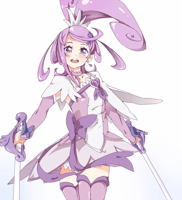 昔に描いたキュアソードさん
めちゃかわええ
 #キュアソード生誕祭 