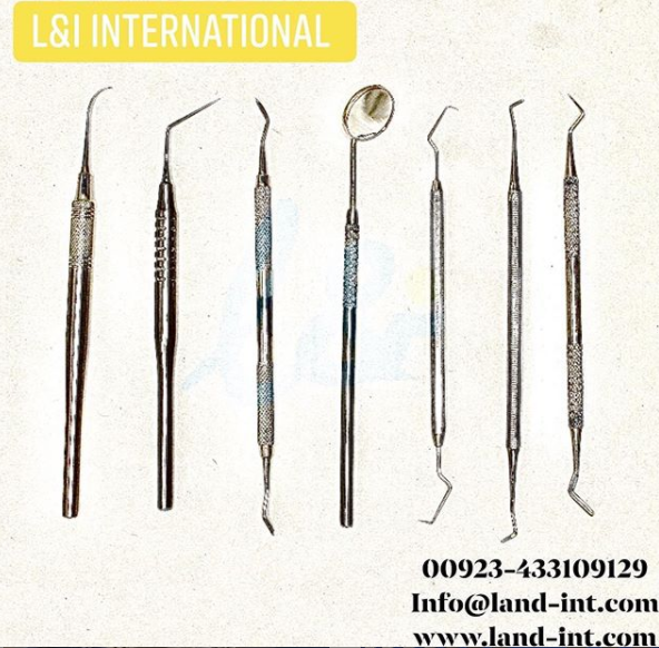 7 pieces of dental filling instruments

L&amp;I International is the name quality maker which produce premium quality products in competitive prices.
Customer Service :00923-433-109129
Mail us for inquiry: info@land-int.com
Visit our website : land-int.com