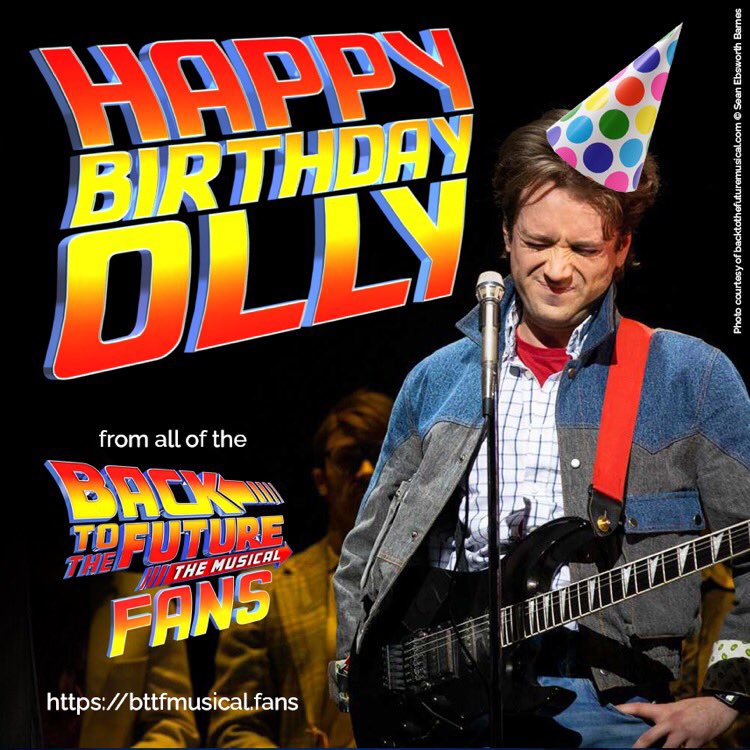 bttfmusicalfans's tweet photo. Wishing the star of @BTTFmusical, our very own Marty McFly, the amazingly talented @ollaaaay, a very happy birthday! Have a great day from all of us @bttfmusicalfans 🥳
#BTTF #BTTFMusical #bttfmusicalfans #BackToTheFuture #GreatScott #ThisIsHeavy #ThePinheads #HappyBirthday https://t.co/WkX9UUB9wS