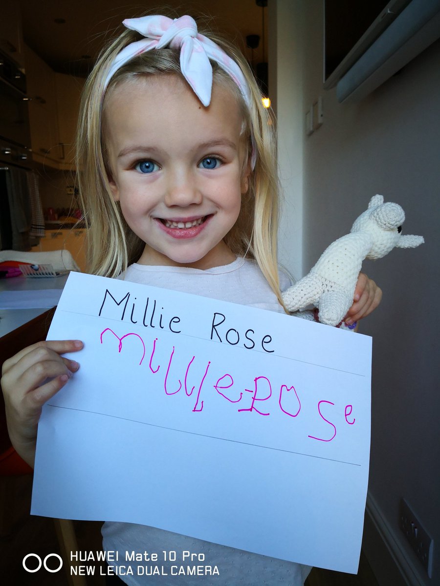 ClareChampion2's tweet photo. Millie-Rose has been practicing writing her name and numbers up to 5 @BenhurstPrimary https://t.co/IVtCyoUld5