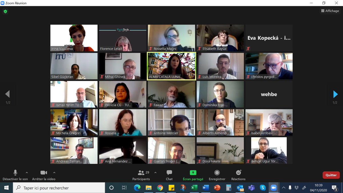 ParisTech_News's tweet photo. #ATHENSweek March 2021 #physicalmobility #virtualmobility #blendedlearning? ATHENS network at work. @ParisTech_News @La_UPM @NTNU @BME_en @upb1818 @polimi @TU_Muenchen @itu1773 @UCLouvain_be @CVUTPraha @LeuvenU @eng_school_auth @tuvienna @istecnico @tudelft @PW_edu https://t.co/u4QsWWCwK5