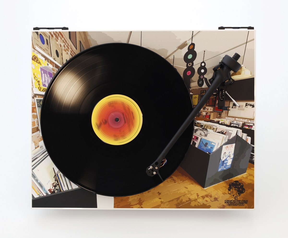 RegaResearch's tweet photo. Massive congratulations to @andyjohnston17 our winner of this years @RSDUK competition. Here is your bespoke prize #Planar2 turntable based on @81renshaw the store you voted as the best record shop in the UK! #win #rega #RSD20 #congratulations #vinyl 👏👏👏 https://t.co/63jSCpdO0g