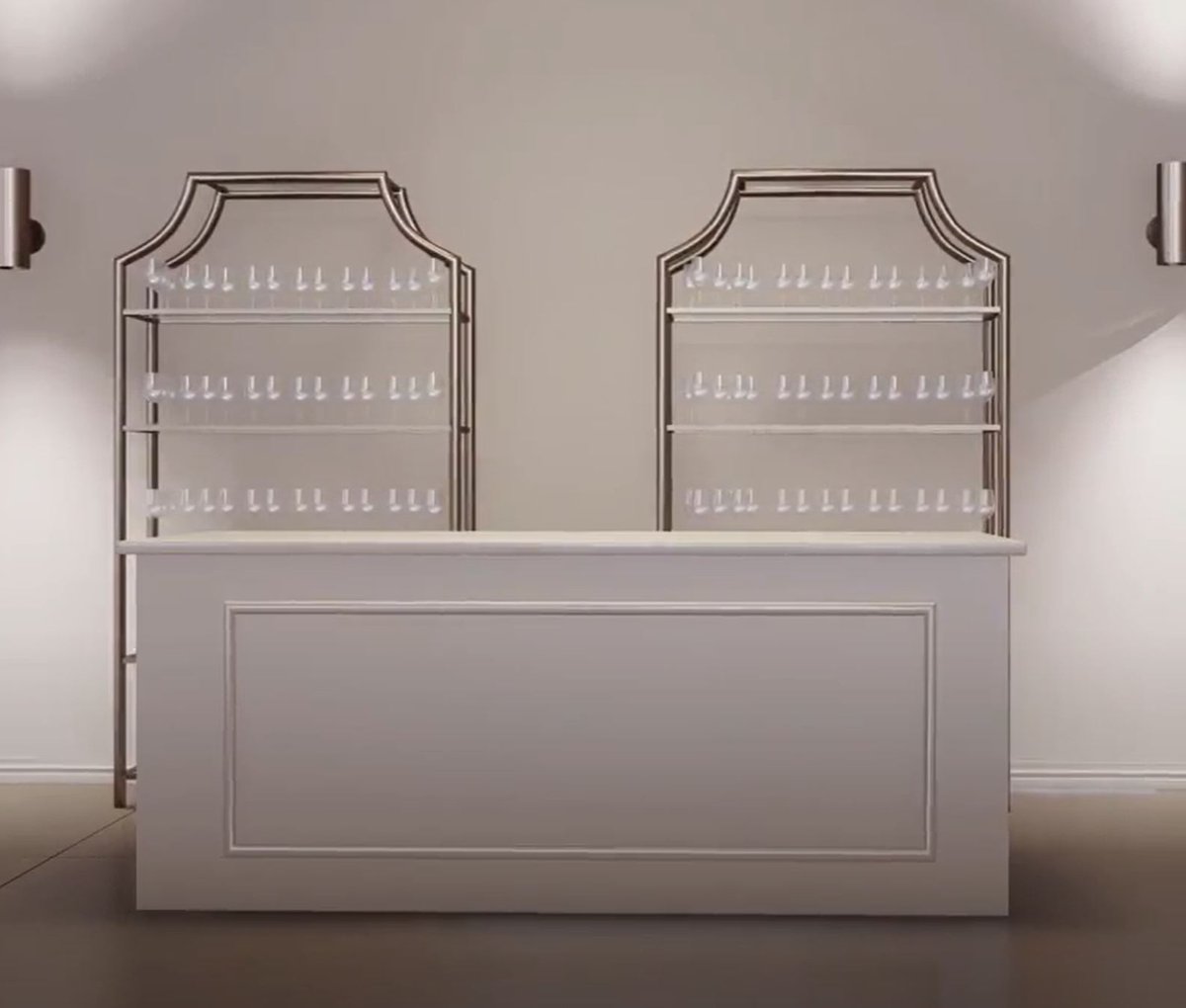The bar back shelves shown in our renderings were inspired by one of our favorite rental companies @cottageluxe! You can rent these beauties along with tons of other stunning options to make your event unique!
Check them out here > cottageluxe.com