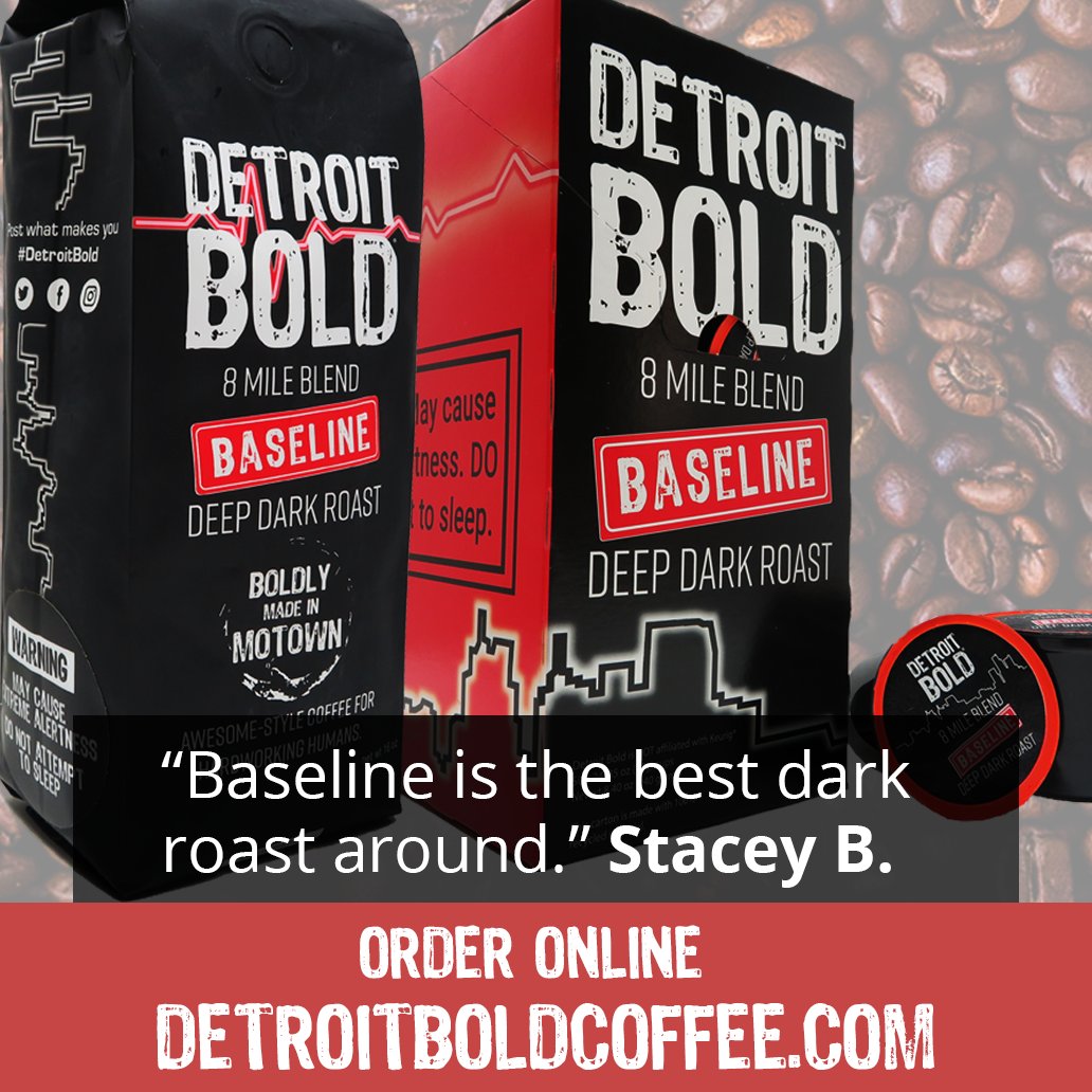 DetroitBold's tweet photo. Thank you Stacey!!! We love hearing how much people LOVE our deep-dark roast.

#coffee #coffeelover #detroit #boldnation #detroitbold https://t.co/c5v0hBuPzG