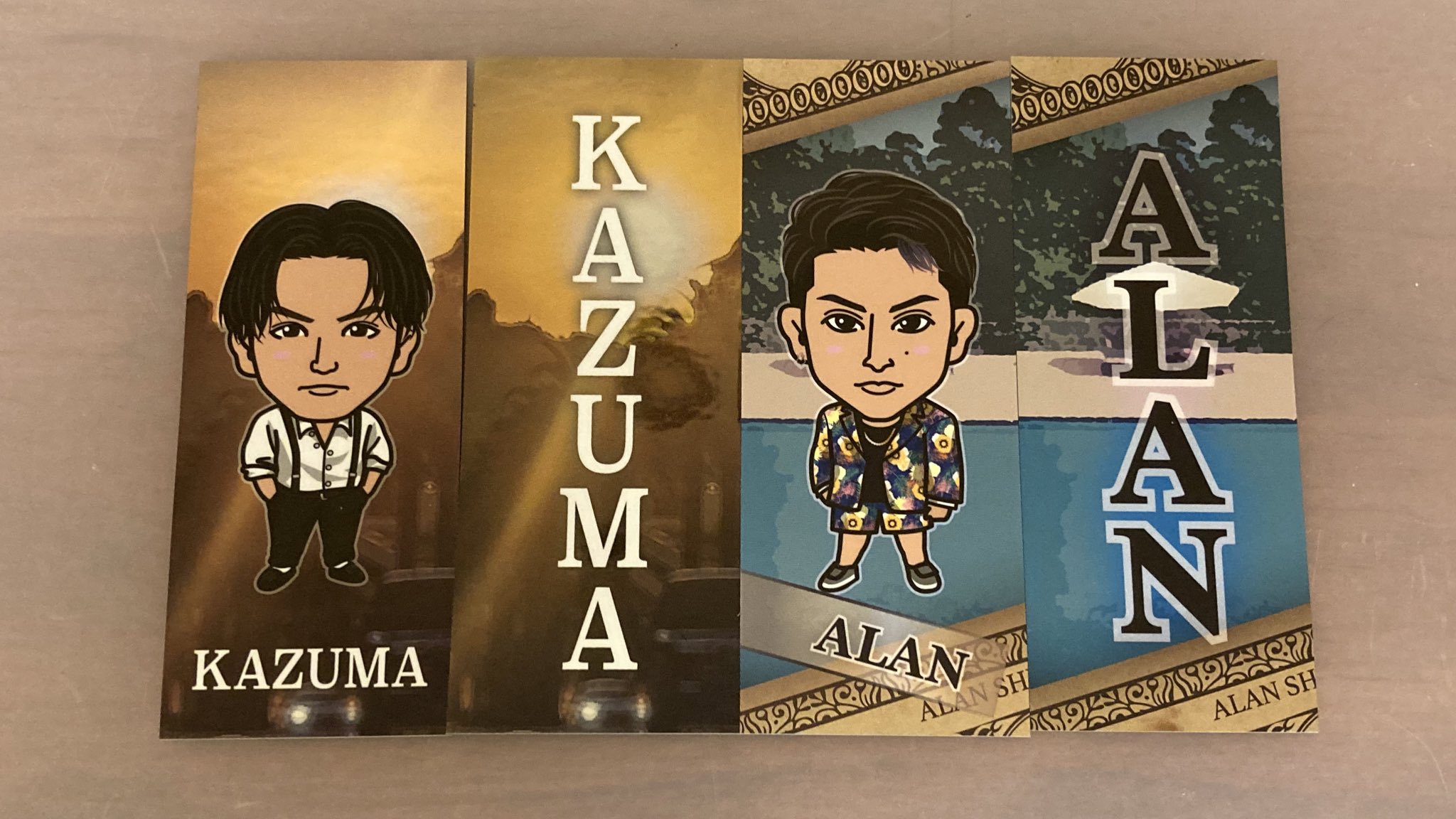 白濱亜嵐 千社札 ex レア 白濱亜嵐 千社札・缶バッジ・フォトカードセット - メルカリ