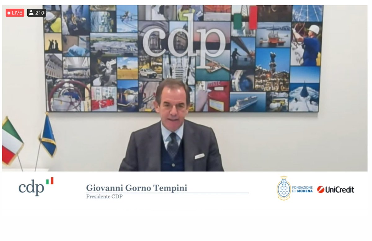"Con #SpazioCDP #Modena rafforziamo la nostra presenza a livello locale grazie alle Fondazioni e lanciamo uno strumento per il settore #Automotive, a supporto della crescita di uno dei più importanti ecosistemi di #innovazione al mondo" - Giovanni #GornoTempini, Presidente CDP.