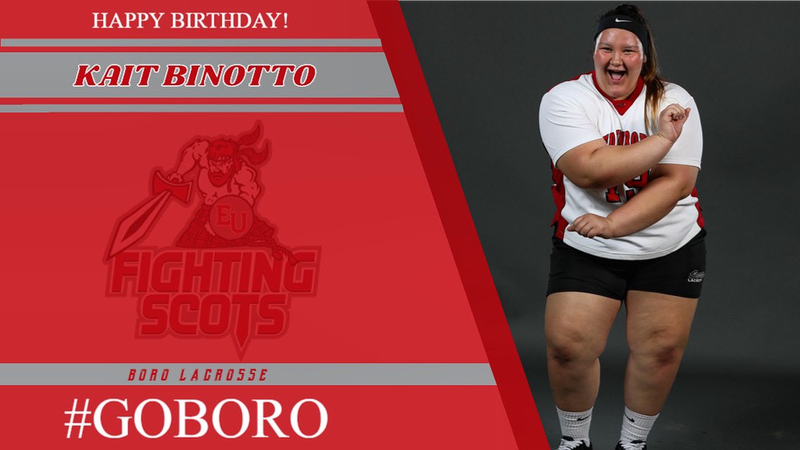 Happy Birthday to #00 senior goalkeeper Kait Binotto!! We hope you have a great day 🥳