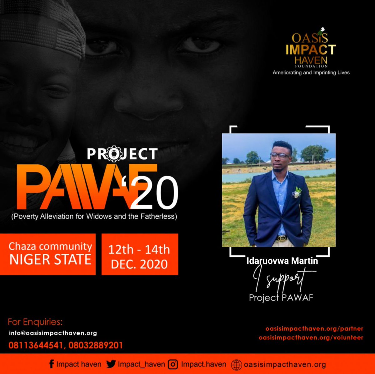ImpactHavenNig's tweet photo. #ImpactHaven #PAWAFProject #ProudVolunteer
With Love we can change the World!!! @martin_idaruovwa https://t.co/BabzgxfFk2
