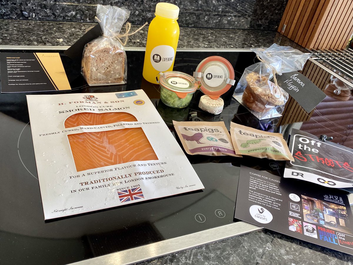 How lovely to have a little piece of  RA back in the house @RA_Food - tomorrow’s breakfast arrived today <a href="/compassgroupuk/">Compass Group UK & I</a> happy memories of leading a brilliant business - wishing all my friends at RA and Compass the very best.