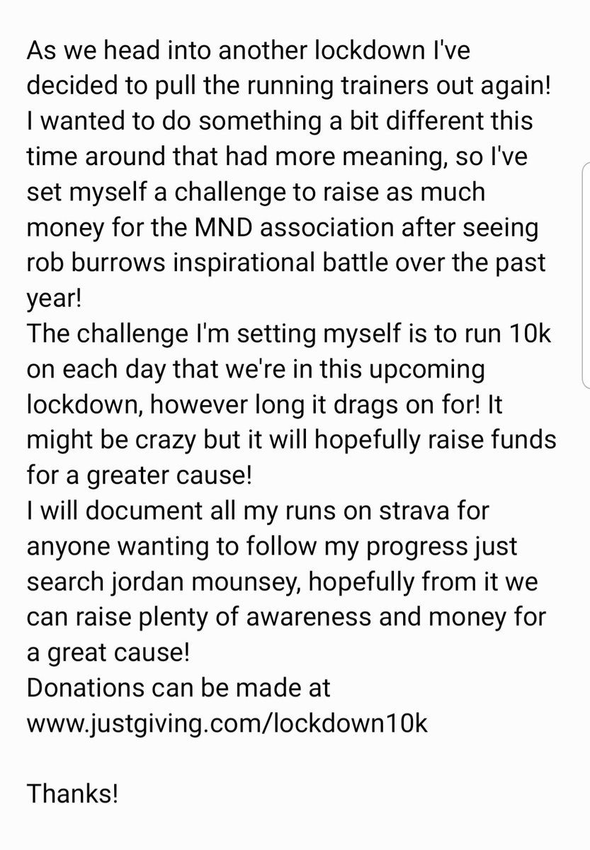 jmounse's tweet photo. This lockdown lets raise some serious money and awareness to support an RL Legend @Rob7Burrow and a fantastic charity in @mndassoc
RT and share to get us off to a flier, that hard work starts tomorrow!
Donate at https://t.co/kHka7iALdV https://t.co/agJl7Rarew