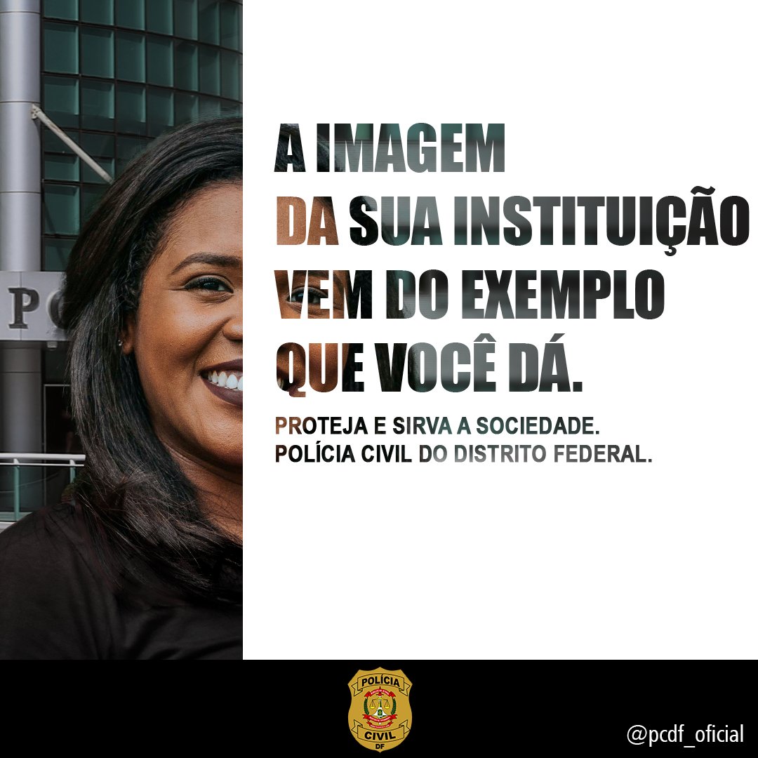 pcdf_oficial's tweet photo. Campanha Seja Exemplo.
.
#PCDF
#ascompcdf
#sejaexemplo
#emdefesadasociedade https://t.co/miEeXUJfIZ