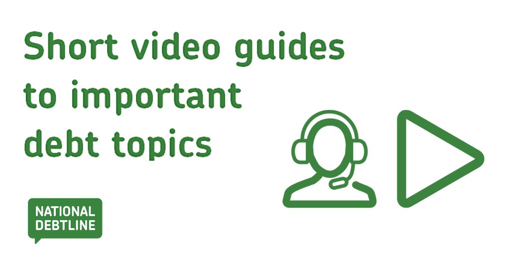 natdebtline's tweet photo. We have a number of short #videos that explain important debt topics and the ways National Debtline can help you to deal with your debt.

Watch now 📹👇

https://t.co/rBHrkWE3qs  #DebtAdvice https://t.co/tM8mzRS3fK