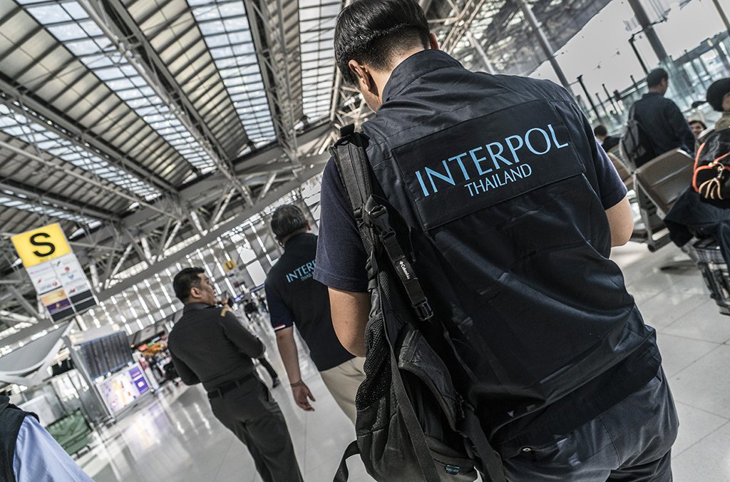 EuGuard's tweet photo. #Libya: More than 400 checks against INTERPOL's databases, led by the National Central Bureau in Tripoli. Fingerprints &amp; facial images were collected from suspected crew members, while vessels, vehicles &amp; cargos were inspected. International Airport Controls #Interpol #EU_Guard https://t.co/UD3YAhGfxg