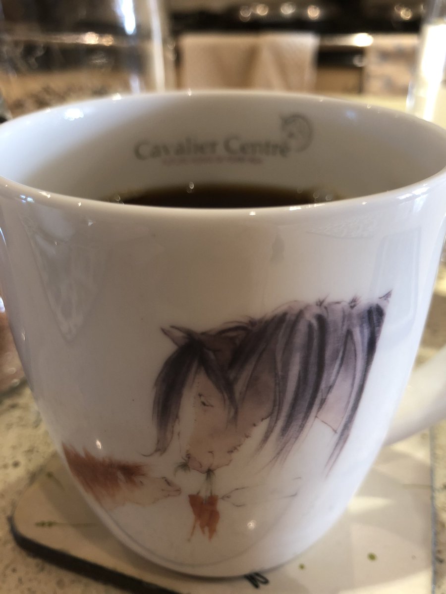 Coffee!  Loving my new Cavalier Centre mug...  #littlethings #rda #coffee #cavaliercentre @CavalierCentre