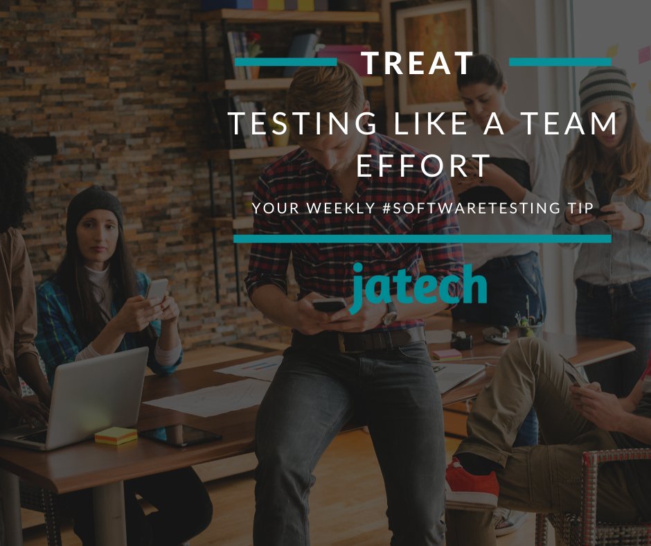 JatechUK's tweet image. #Softwaretesting should be communicated between all members of the testing team. Everyone should be involved in the decision-making process, ensuring that there is a solid understanding of the application.
#softwaretestingtip