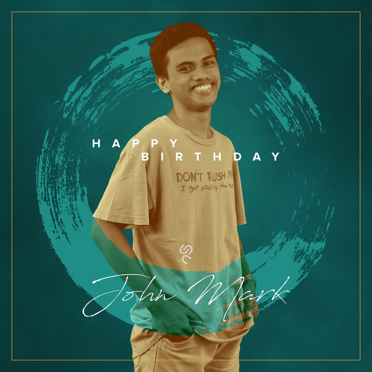 UAPSANWSSU's tweet photo. Wake up and be awesome! Let's celebrate and greet a happy birthday to our friendly, talented and kind Assistant Creative Director, John Mark Daz!

UNC fam is wishing you all the best for the next year to come. Have a fun-filled birthday, Daz!

#UAPSAbirthday https://t.co/LLXxh6MofU