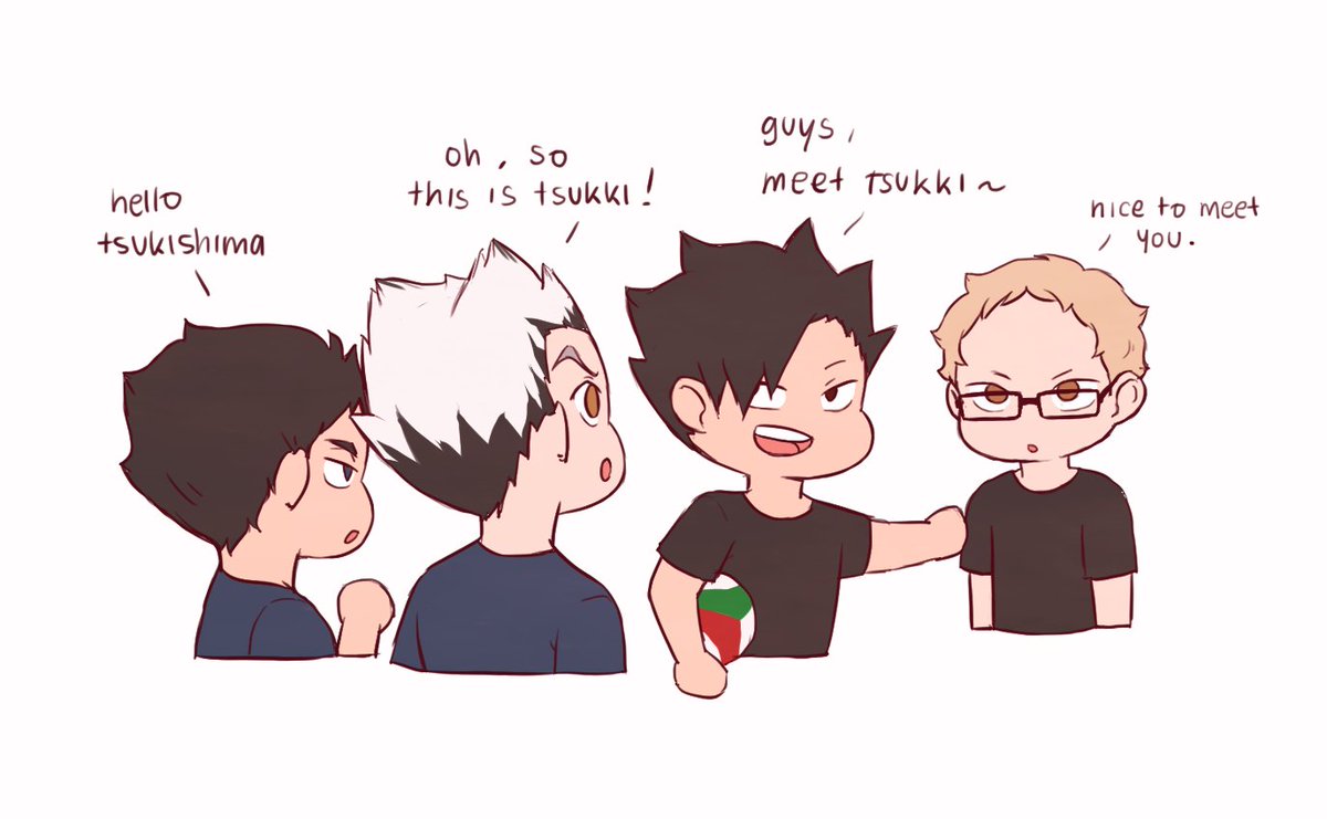 liasukki's tweet photo. tsukki but in nekoma 🦕🐱 https://t.co/clduN7j1tN