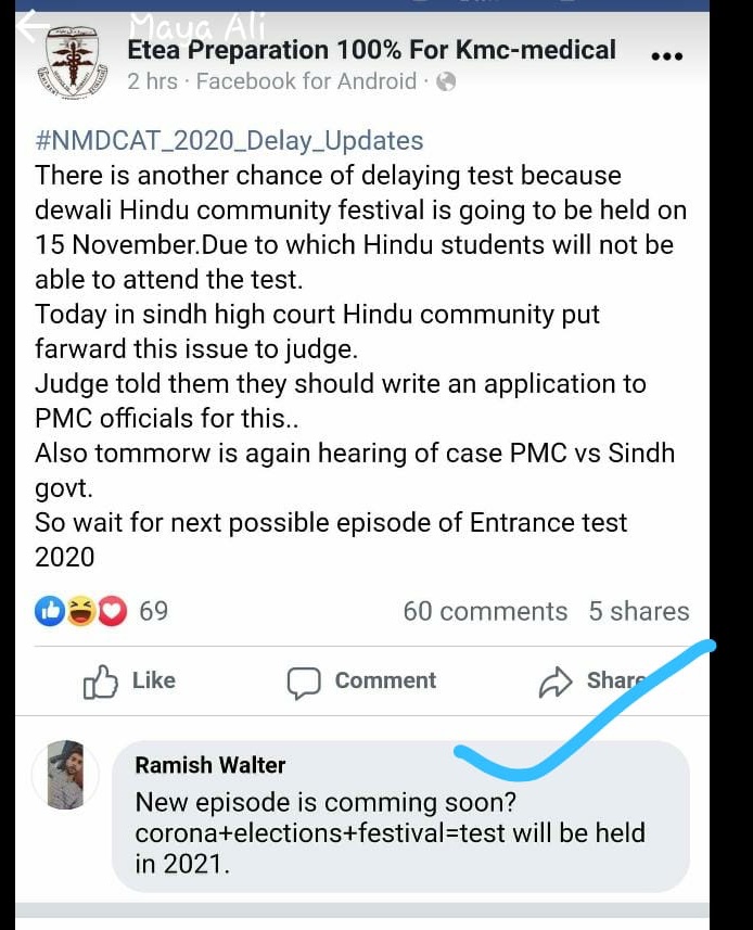 SAchaudhry10's tweet photo. #delaynmdcat https://t.co/xfSPTX5aaJ