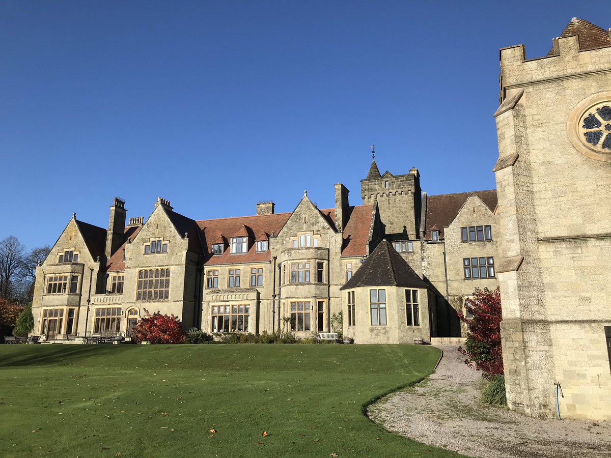 DJCBRE's tweet photo. Cracking Autumn day out for the @CBRESouthampton #buildingconsultancy team undertaking a survey of a 19th century school and grounds in the heart of Wiltshire. #autumn #peoplemakeplaces https://t.co/al6wYDuWkC