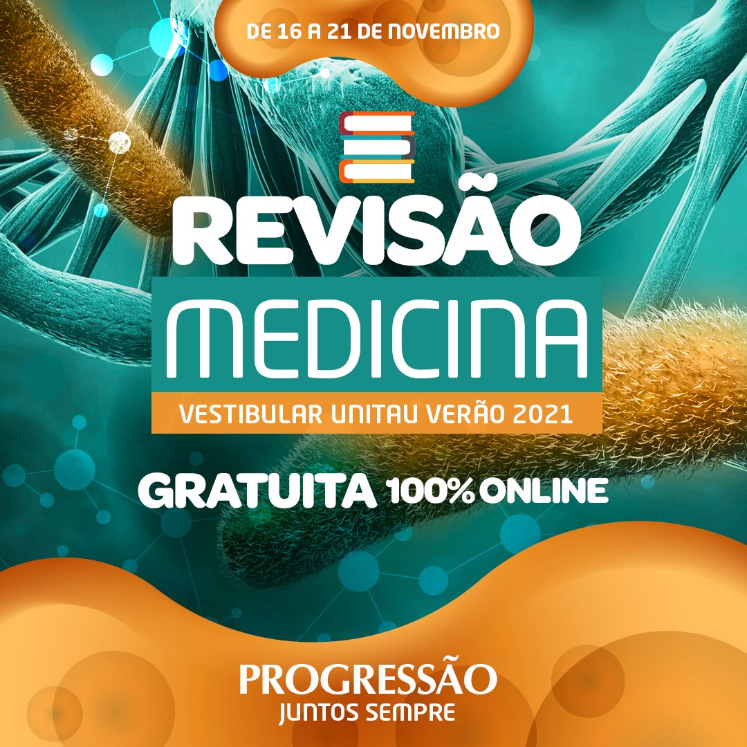 progressao's tweet photo. Revisão MED UNITAU online e de graça! 💚Sua história na carreira de Medicina começa aqui. A profissão que revelou a importância de cuidar e salvar vidas pode ser o seu futuro. Vagas limitadas! Inscreva-se em https://t.co/bBvRcN26v5.
Aulas de 16 a 21 de novembro #progressao https://t.co/Pcy8Pn9oij