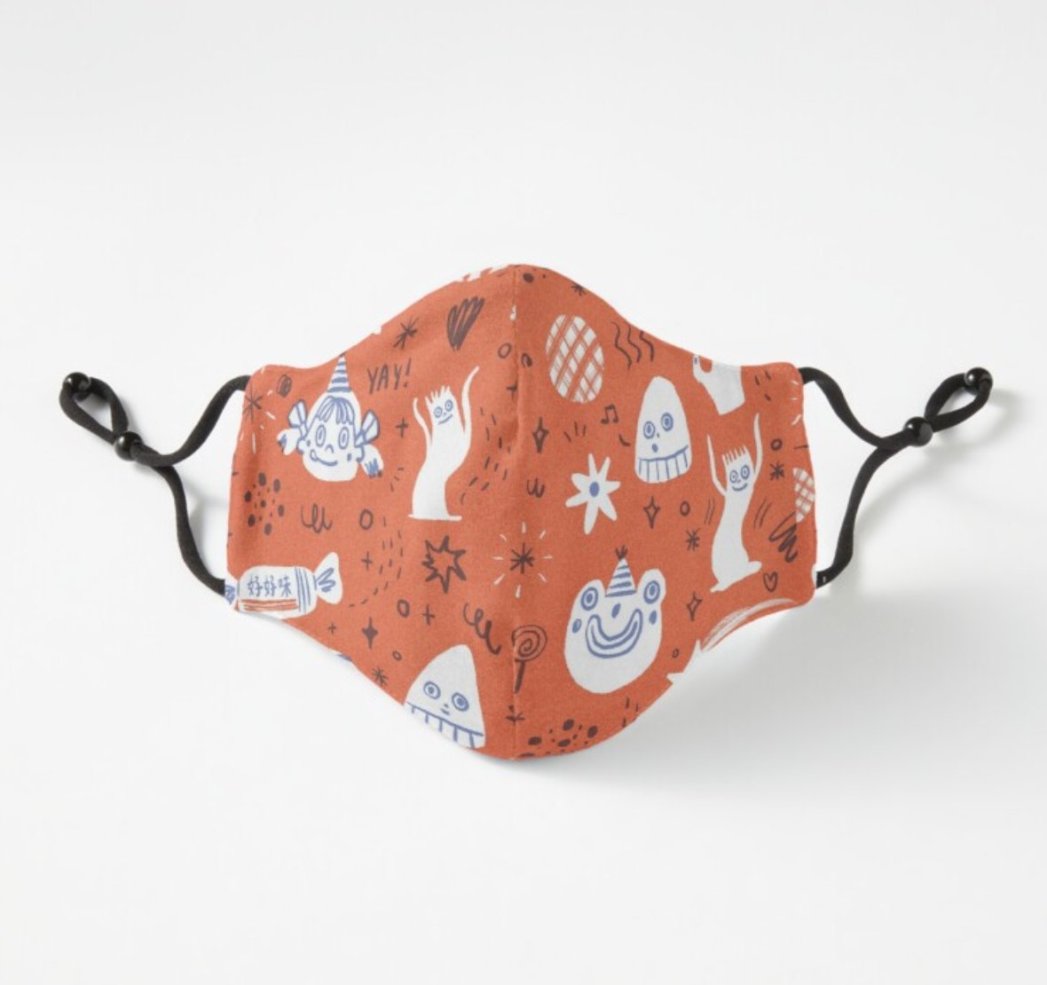 NEW face masks in stock! Go and check out the collection – they are looking colourful and fresh, order some for yourself, and/or your kids today! 😍 redbubble.com/people/candyng…