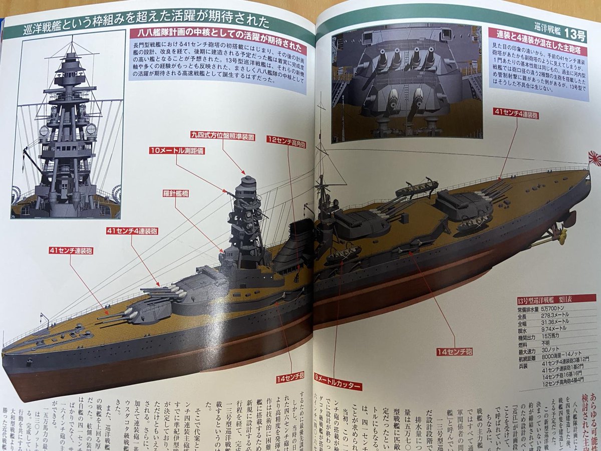 早速読んでるんですけど……この世界の日本海軍、駿河型（改紀伊型）と十