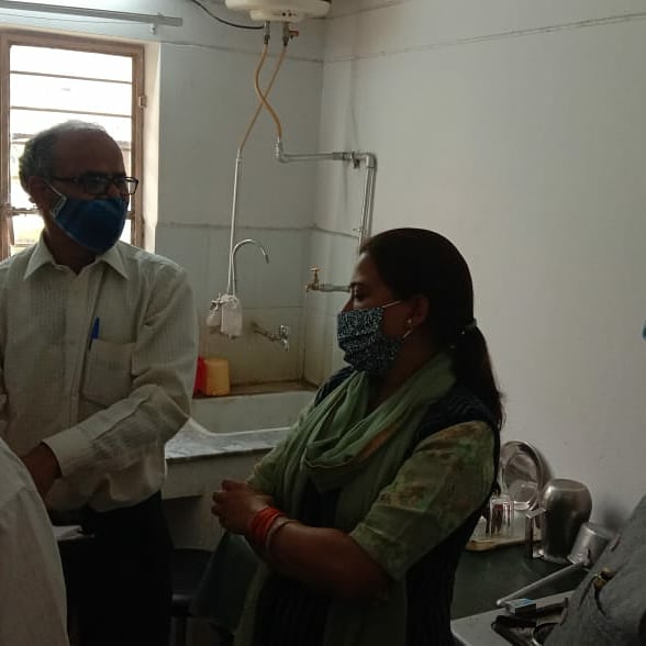 pashudhanUK's tweet image. Inspection of Wool lab and Sheep Goat Demonstration Unit, Pashulok by Honourable Minister Animal Husbandry Department, Smt. REKHA ARYA. 

#sheeprearing #sheepwool #sheepandgoat #woollab #AnimalHusbandry #pashudhan #PASHULOK #Uttarakhand