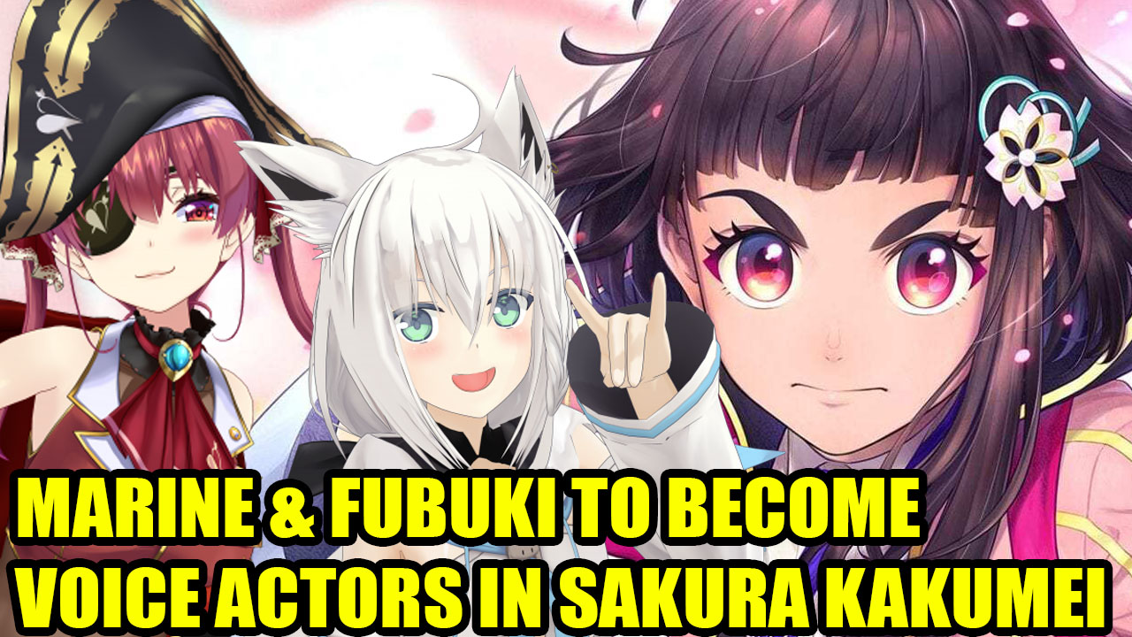Kitasean On Twitter Sakura Kakumei Announces If The Game Reaches 300k Pre Registers Hololive Vtubers Amp Game Ambassadors Houshou Marine Amp Shirakami Fubuki Will Be Put Into The Game As Voice Actors They