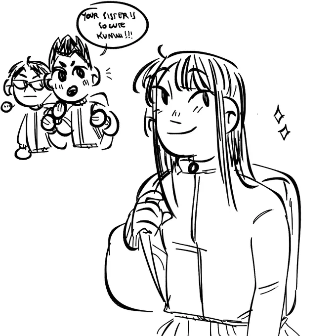 LAST ONE I SWEAR,,,, kunimis sister plays vb too furudate themselves told me 