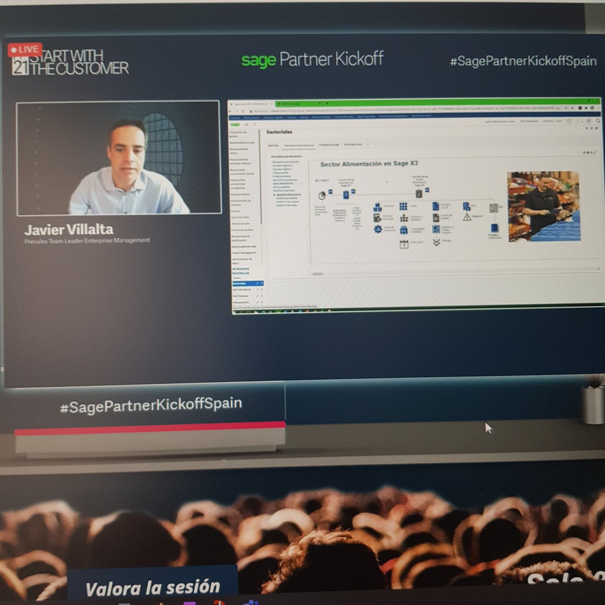 VadilloBlazquez's tweet photo. #SagePartnerkickoffSpain Upper Medium Segment #SageX3 visión sectorial #Ecosistema #Partners https://t.co/ODNx8uVJWf